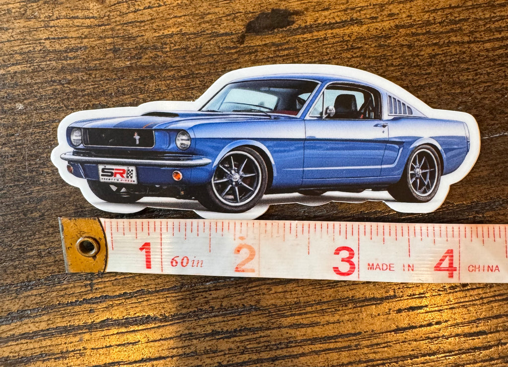 '65 Mustang sticker