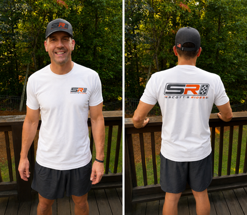Scott's Rides Logo Tee – White